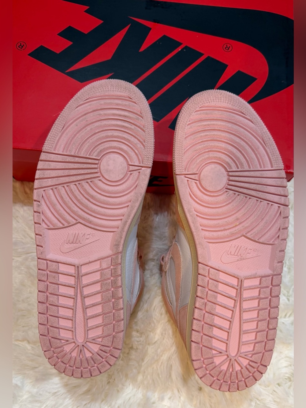 Women’s Jordan 1 Retro High OG Washed Pink - Size 11 - FD2596-600 - Picture 11 of 13